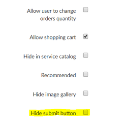 Hide submit button