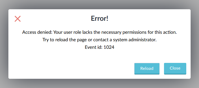 Friendly access-denied error in UserWeb